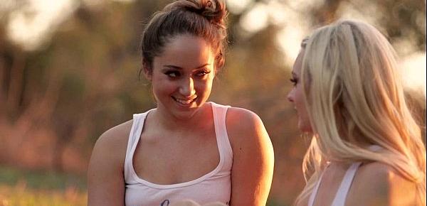  College Lesbians Remy LaCroix and Alli Rae